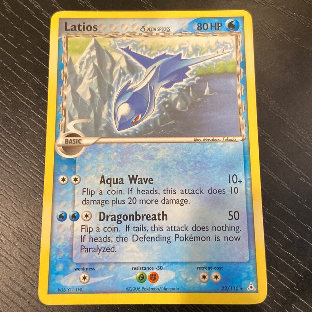 Latios 22/110 Rare Pokémon Card Holon Phantoms 2006 - Picture 1 of 9